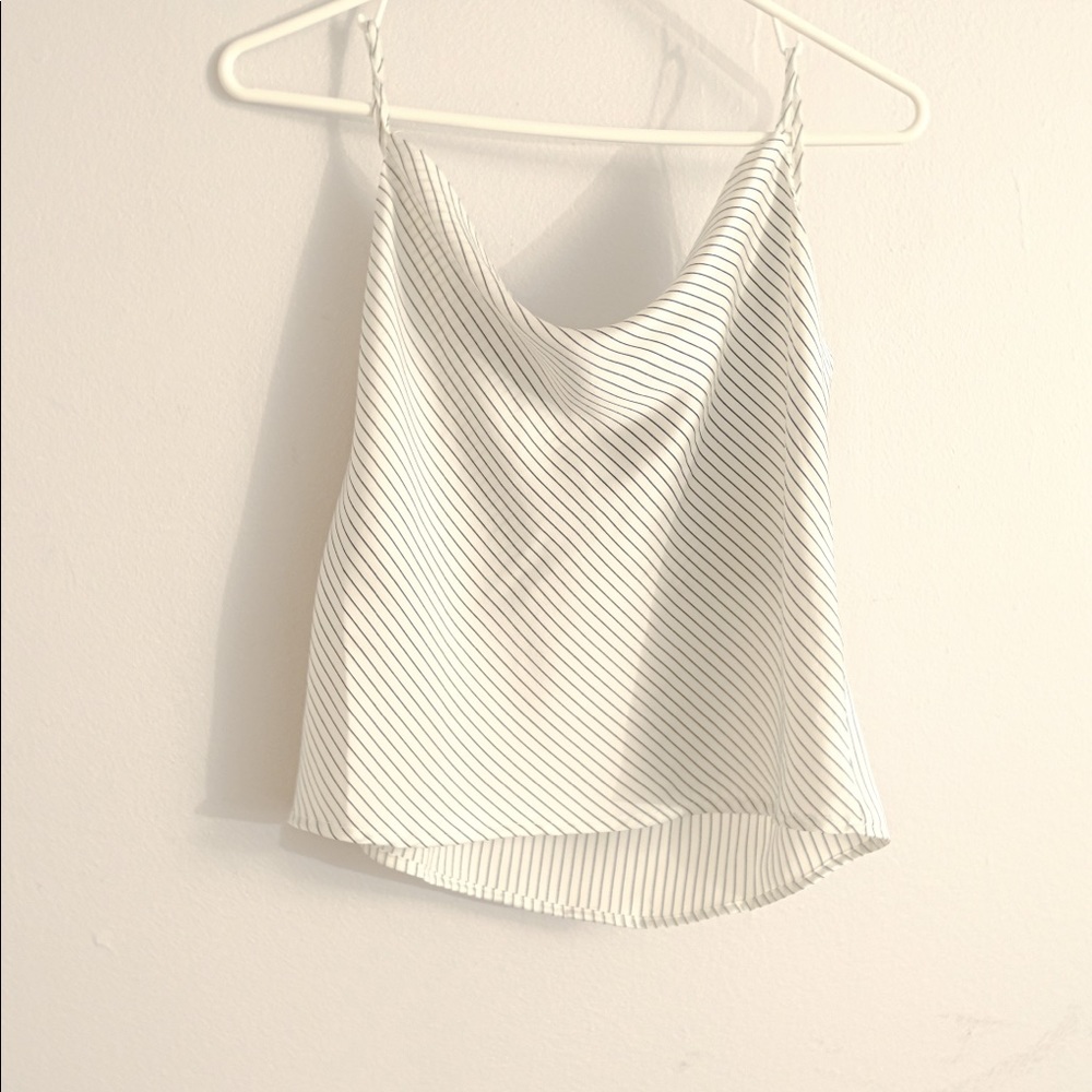 White striped blouse